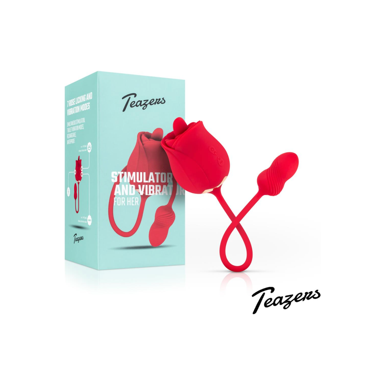 Teazers Rose Vibrator and Clitoris Stimulator